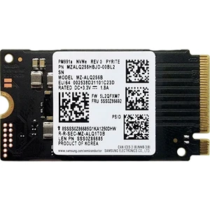 PM991A MZALQ256HBJD-00BL2 256GB M.2 Nvme SSD
