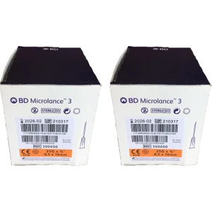 Bd Microlance Turuncu İğne Ucu 25G 2 Kutu 100 Adet