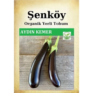 Aydın Kemer Patlıcan Tohumu Doğal Ata Tohumu Pakette 100 Tohum + Sebze Tohumu