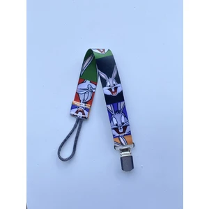 Bugs Bunny Emzik Askısı - Emzik Zinciri - Emzik Tutacağı - Handmade