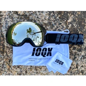 Ioqx Unisex UV400 Anti Sis Kayak Snowboard Gözlüğü Gri