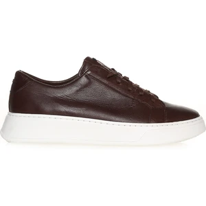 Kahve Erkek Deri Sneaker DAJON