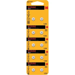 Max Alkaline 10 Adet AG3-LR41 Düğme Pil