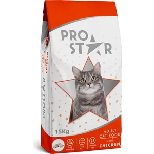 Pro Star Yetişkin Kedi Maması Tavuklu 15 kg