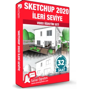 Sanal Öğretim Sketchup 2020 Ileri Seviye Video Ders Öğretim Seti