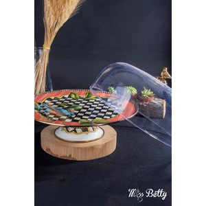 Miss Betty Paradise 30 cm Ayaklı Kek Fanusu
