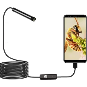 Endoskop 3 In 1 Yılan Kamera USB Micro USB Type-C Sert Kablo 2-5-10-15-20 Metre