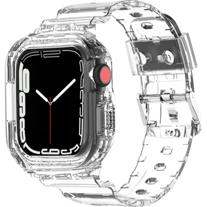 Apple Watch Ultra - 49MM Uyumlu 2in1 Tam Koruma Kordon Kılıf