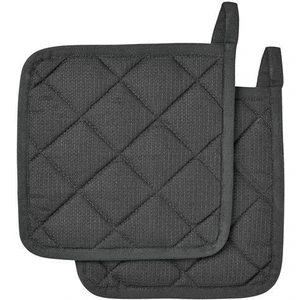 IKEA Fırın Tutacak 2 Adet Gri Renk Meridyendukkan 21X21 cm 2 Adet Keçeli Polyester