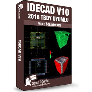 Sanal Öğretim Idecad (2018 Tbdy Uyumlu) Video Ders Eğitim Seti