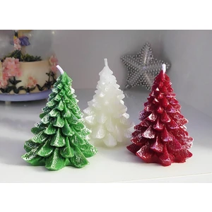 Candles Flame Dekoratif Yılbaşı Mumu 3'lü