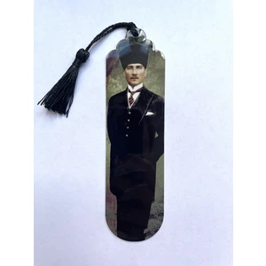 Nice And Bonita Mustafa Kemal Atatürk Fotoğrafı Baskılı Kitap Ayracı