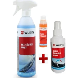 Buz Çözücü Sprey & Würth Buğu Önleyici Sprey &würth Konsantre Cam Sabunu