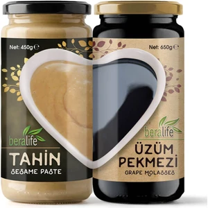 Muhteşem İkili Tahin 450 gr + Üzüm Pekmezi 650 gr
