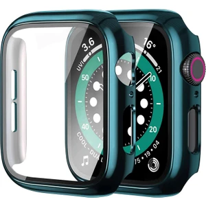 Apple Watch Seri 7 8 9 41mm ile Uyumlu Ekran Kasa Koruyucu Kapak Kılıf 360 Tam Koruma