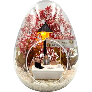 Çiçek Tasarım Sanatları Teraryum Yeni Işinde Başarılar, Tebrikler (Bayan ) Arkadaşa , Sevgiliye Hediye Elite Design