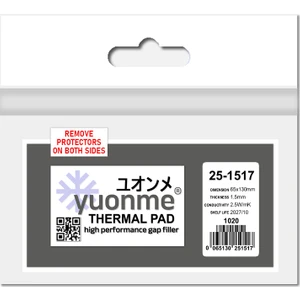 Termal Ped / Thermal Pad 1.5mm 2.5W/MK