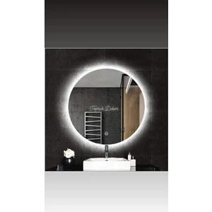 Toprak Dekor 60 cm  Beyaz Ledli Dokunmtk Banyo Aynası Tuvalet Aynası Konsol Aynası