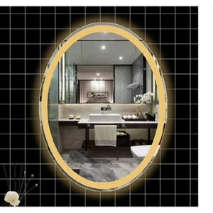 Toprak Dekor 50*60 Oval Ledli Ayna Banyo Aynası