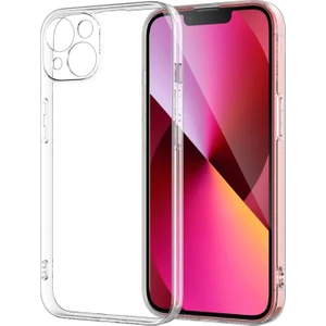 Apple iPhone 13 Uyumlu ( Apple iPhone 13 ) Fora Serisi Kamera Korumalı Soft Şeffaf Silikon Kılıf