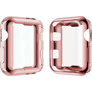 Apple Watch Seri 1-2-3 Ile Uyumlu 38 mm Parlak Tpu Silikon Kılıf