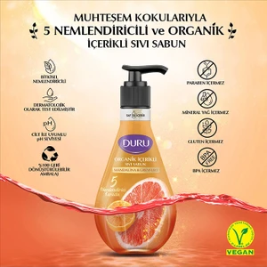 Organik Içerikli Mandalina & Greyfurt Sıvı Sabun 500ML