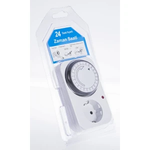 Priz Tipi Analog Zaman Saati