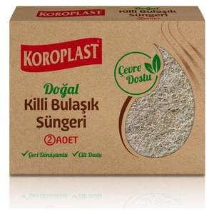 Doğal Killi Bulaşık Süngeri 2'li