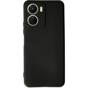 Asil Bilişim Vivo Y16 Kılıf Yumuşak Esnek Silikon Kapak - Siyah