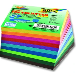 Origami Kağıdı Midi 7.5x7.5 Cm. 10 Renk 500'LÜ Paket