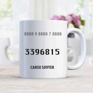 Sonsuz Şifa Sayı Sekans Kişiye Özel Kupa Bardak