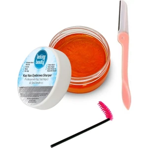 Lasting Beauty Lastingbeauty Kaş Sabitleyici Kaş Şekillendirici Wax Besleyici Keratin E Vitamin Içerikli 50 ml 2 Fırça 1 Ustura. Kaş Usta ve Vax