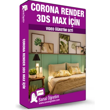 Sanal Öğretim Corona Render (3ds Max Için) Video Ders Eğitim