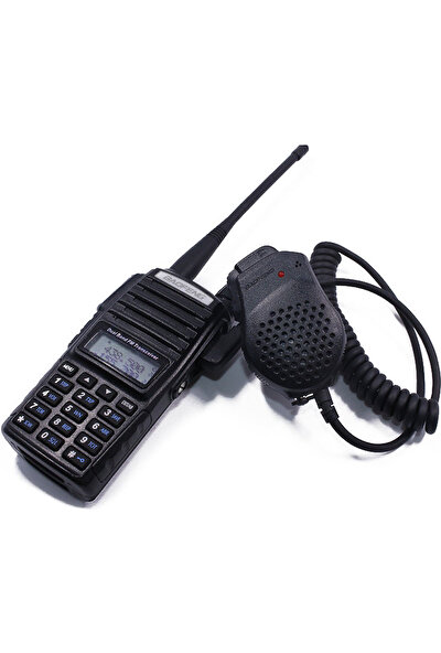Baofeng UV82 Dual Bant El Telsizi (Vhf+Uhf) + Yaka Mikrofonu Hediyeli