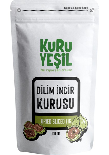 Kuru İncir - Dilimli - Dried Fig - Kuru Meyve - Şeker İlavesiz - Kurutulmuş Meyve - İncir Kurusu 100gr