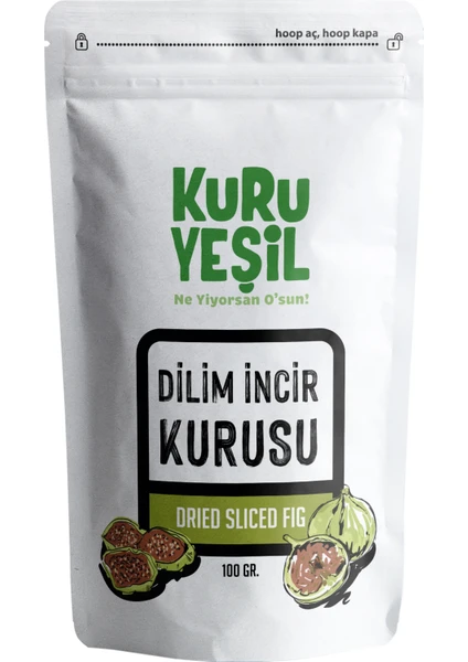 Kuru İncir - Dilimli -  Dried Fig  - Kuru Meyve - Şeker İlavesiz  - Kurutulmuş Meyve  -  İncir Kurusu 100gr