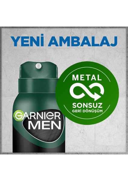 Garnier Men Ekstra Ferahlık Spray Deodorant