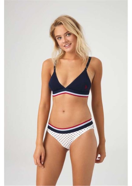 66253 Kadın Büstiyer Slip Takım-Lacivert 42 - Lacivert