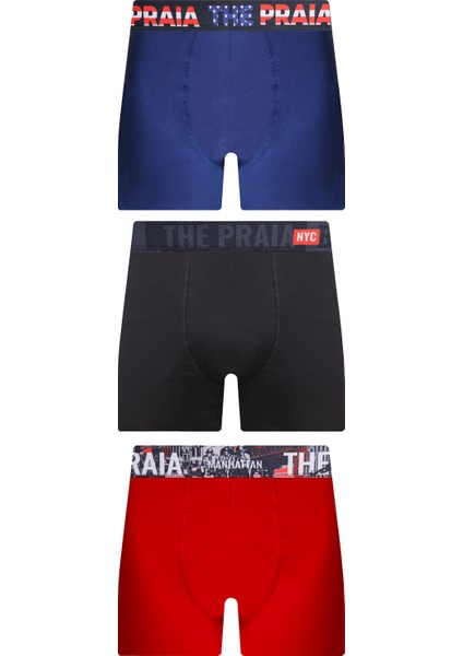 New York Premium Kutulu 3 Adet Erkek Boxer