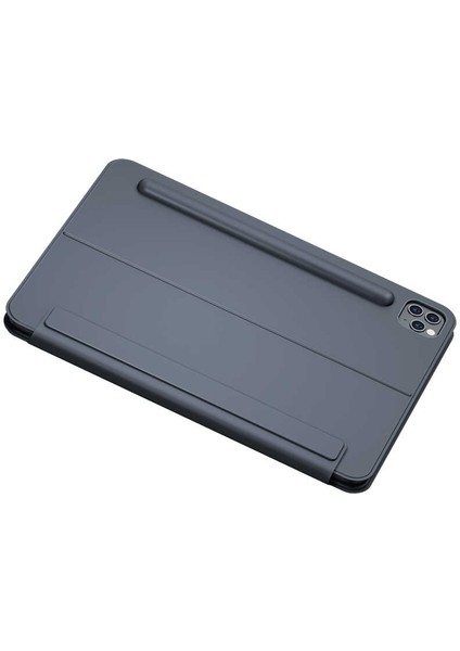 KB01 iPad Pro 11 3. Nesil M1 2021 Uyumlu Kablosuz Klavyeli Kılıf Bluetooth Trackpad Keyboard