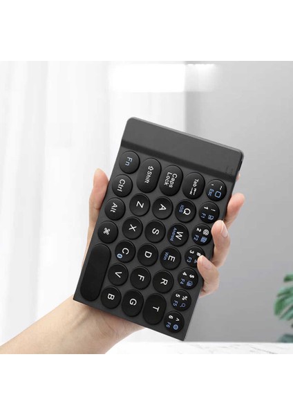 Fmk-01 Mini Keyboard Katlanabilen Ultra Ince Bluetooth Klavye & Taşıma Çantası & Stand