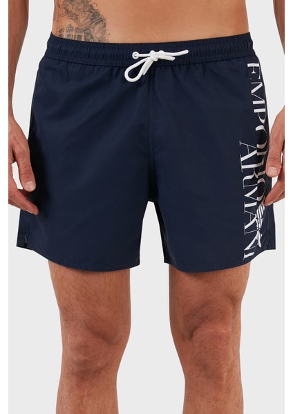Logolu Deniz Şortu Regular Fit Belden Bağlamalı Mayo Short Erkek Mayo Short S 211740 2R424 95135 fiyatları