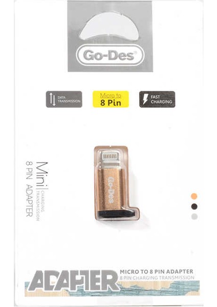 Go Des GD-CT02 Micro To Lightning Çevirici Adaptör
