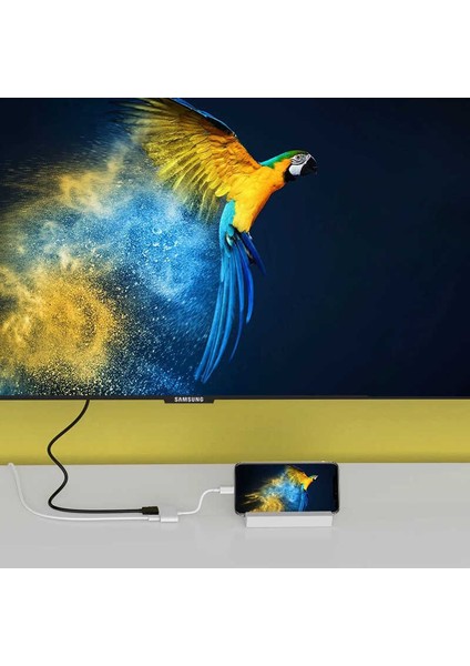 Go Des GD-7565 Lightning HDMI Tv ve Şarj Dönüştürücü Adaptör 1080P Full Hd