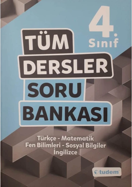 Tudem Yayınları 4. Sınıf Yeni Basım Tüm Dersler Soru Bankası