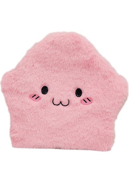 Karikatür Yıldız Peluş Çanta Sevimli Omuz Yumuşak Zincir Cüzdan Cep Telefonu Çantası Hediye