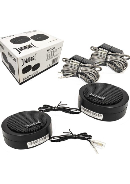 Tweeter Dome 20MM 100W 2 Adet Mobass Mbt-20