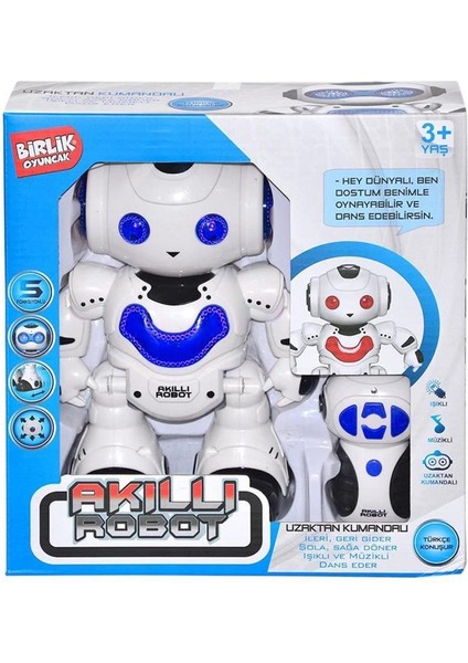 Uzaktan Kumandalı Işıklı Müzikli Dans Eden Akıllı Robot J605-2