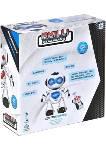 Uzaktan Kumandalı Işıklı Müzikli Dans Eden Akıllı Robot J605-2