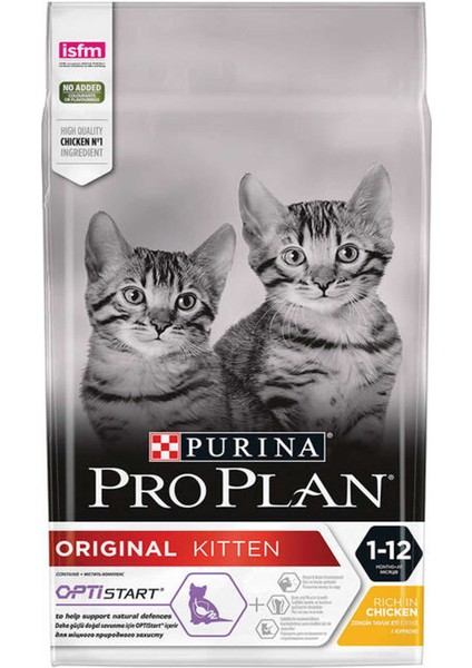 Pro Plan Kitten Tavuklu ve Pirinçli Yavru Kedi Maması 1,5kg Optistart